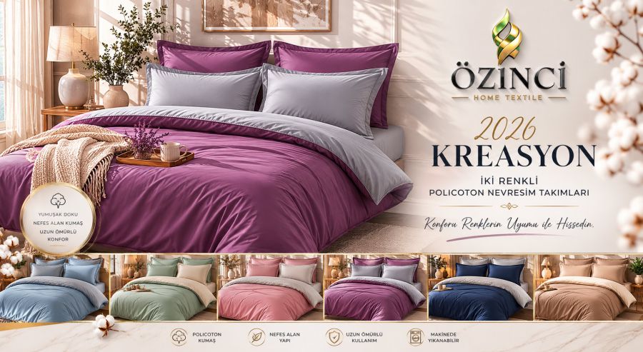 ÖZİNCİ POLICOTTON İKİ RENK KREASYON